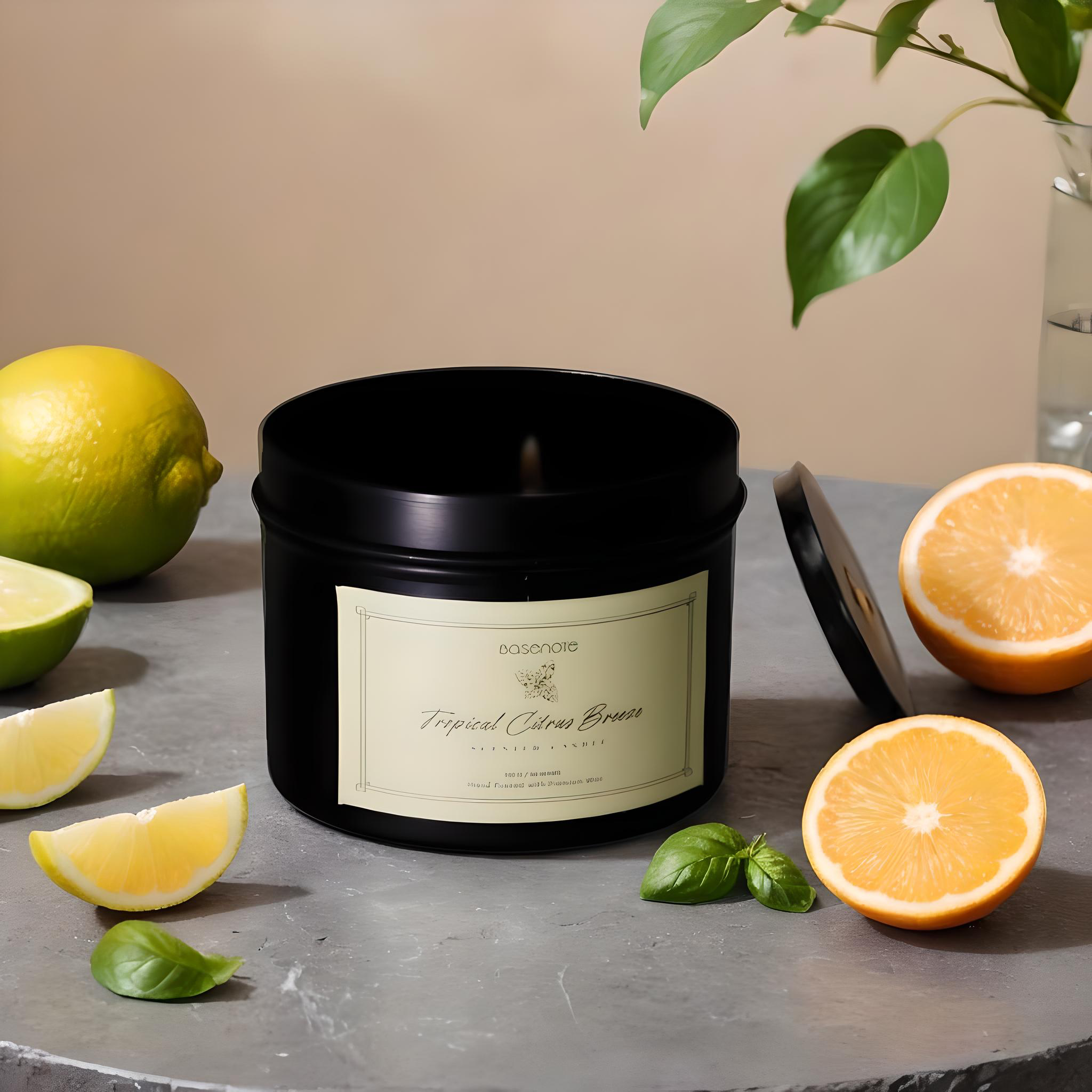 Tropical Citrus Breeze (Scented Candle)